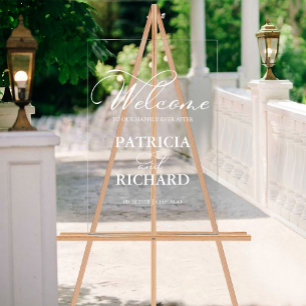 Welcome to our Beginning Wedding Welcome Sign