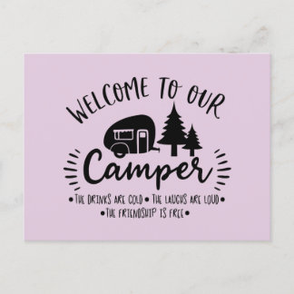 Welcome to our Camper Postcard