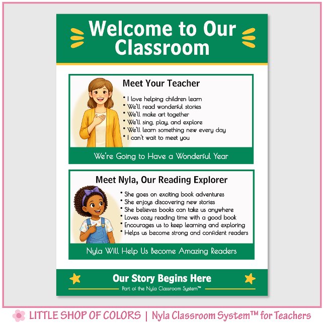 Welcome to Our Classroom Teacher Anchor Chart (Creator Uploaded)