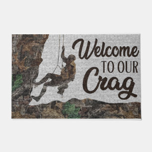 Welcome to our drag retro doormat