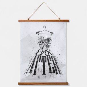 Welcome To Our Happily Ever After Hanging Tapestry