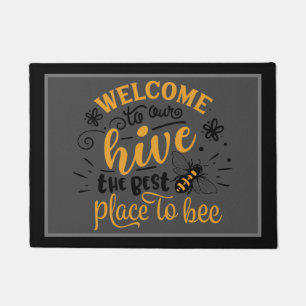 Welcome To Our Hive Home Decor Doormat