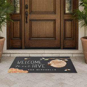 Welcome to Our Hive Personalised Doormat