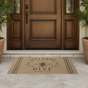 Welcome to Our Hive Personalised Doormat