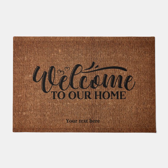 Welcome to our home doormat (Front)