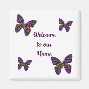 Welcome to Our Home House Rental Welcome Magnet