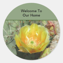 Welcome To Our Home Southwest Cactus Flower Guest