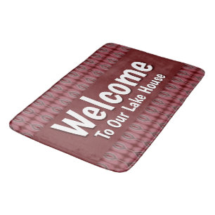 Welcome To Our Lake House Door Mat