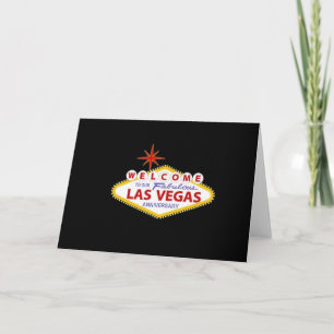 WELCOME TO OUR LAS VEGAS ANNIVERSARY Card