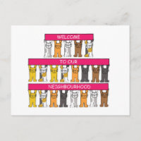 Welcome to Our Neighbourhood Cartoon Cats