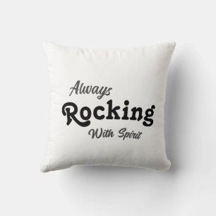 Welcome To Our Porch / Always / White / Cushion