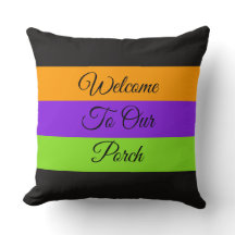 Welcome To Our Porch / Tier / Halloween Colours / 
