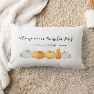 Welcome to our Pumpkin Patch Lumbar Cushion