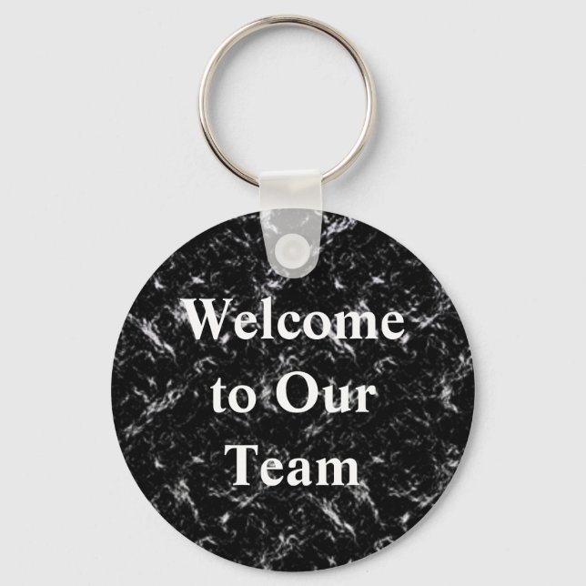 Welcome to Our Team Company Business Professional Key Ring (Front)
