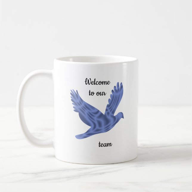 Welcome to Our Team New Employee Business Keepsake Coffee Mug (Left)
