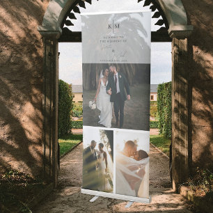 Welcome To Our Wedding 3 Photo Entrance Sign