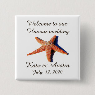 Welcome to our wedding button