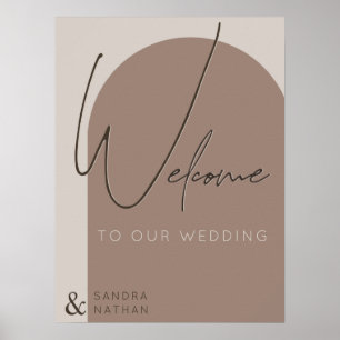 Welcome to our wedding coffee poster