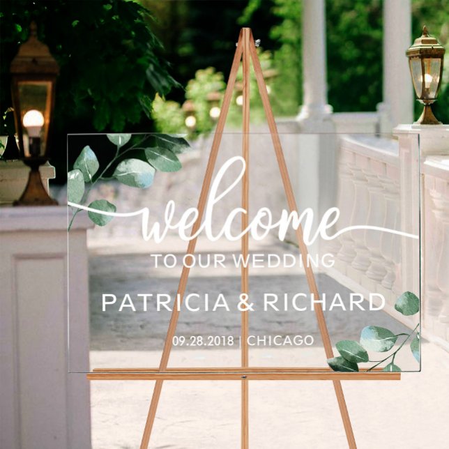 Welcome to our Wedding Greenery Sign (Creator Uploaded)