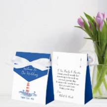 Welcome To Our Wedding Paper Favour Box