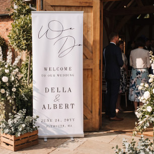 Welcome to our Wedding Reception Banner