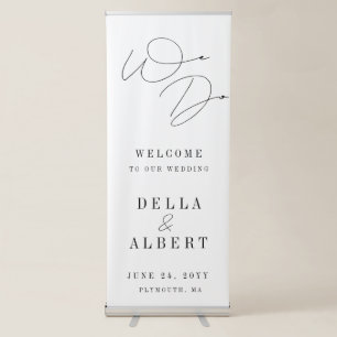 Welcome to our Wedding Reception Banner