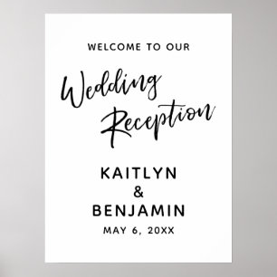 Welcome to Our Wedding Reception Sign