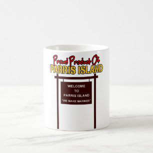 "Welcome To Parris Island" 11oz. Classic White Mug