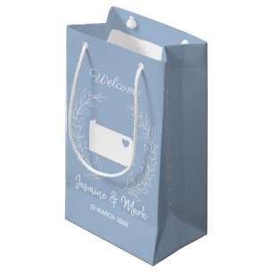 Welcome to Pennsylvania wedding favours custom   Small Gift Bag
