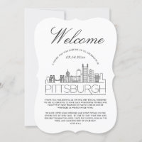 Welcome to Pittsburgh | Guests Details Invitation
