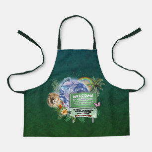Welcome to Planet Earth Apron