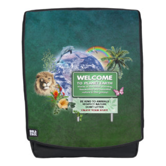 Welcome to Planet Earth Backpack