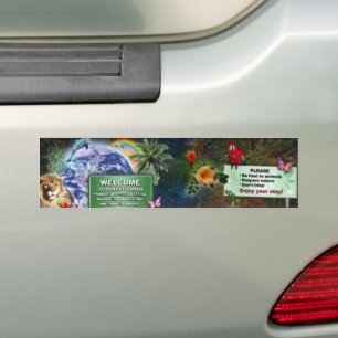 Welcome to Planet Earth Bumper Sticker