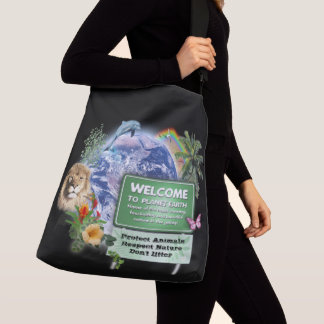 Welcome to Planet Earth Crossbody Bag