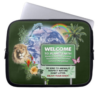 Welcome to Planet Earth Laptop Sleeve