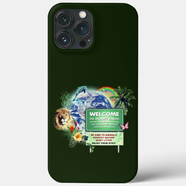 Welcome to Planet Earth Phone Case (Back)