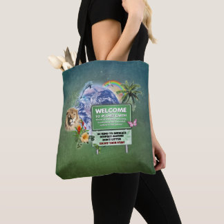 Welcome to Planet Earth Tote Bag