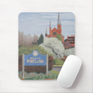 Welcome to Portland Maine Mouse Mat