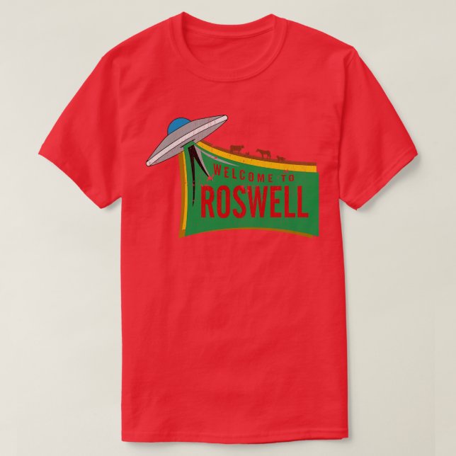 Welcome To Roswell T-Shirt (Design Front)