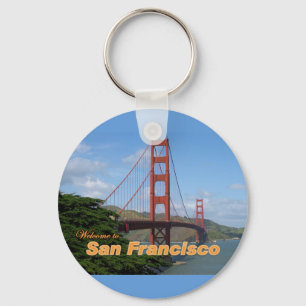 Welcome to San Francisco - Golden Gate Bridge Key Ring
