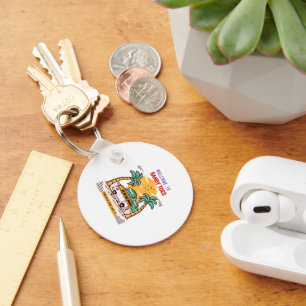 Welcome To Sandy Toes Summer Beach Key Ring