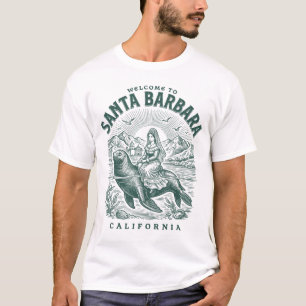Welcome To Santa Barbara California Coast T-Shirt