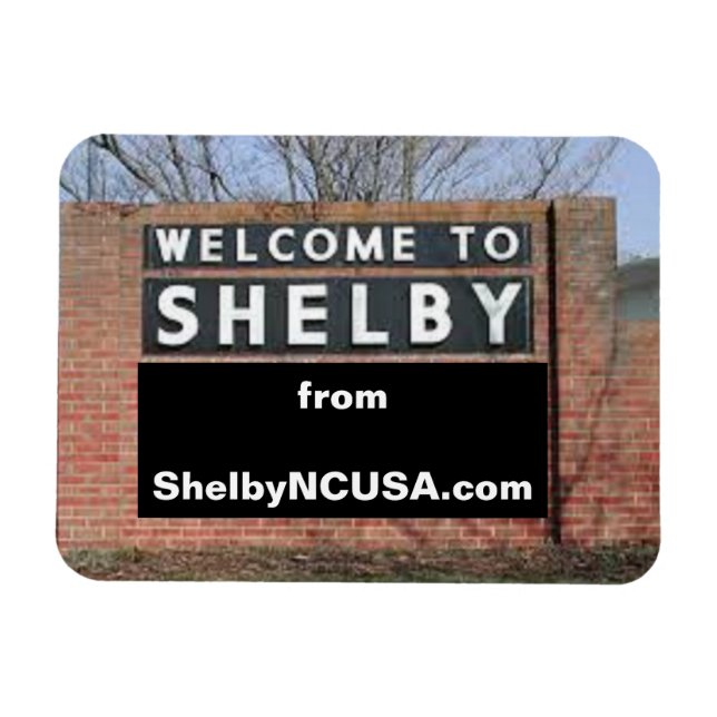 Welcome To Shelby Flexible Magnet (Horizontal)