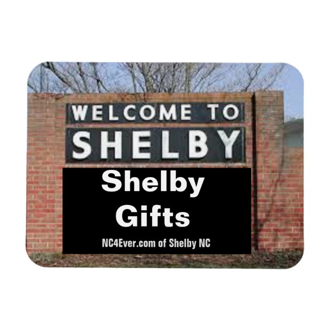WELCOME TO SHELBY Shelby Gifts flexible magnet (Horizontal)