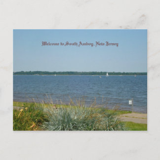 Welcome to South Amboy, New Jersey Postcard