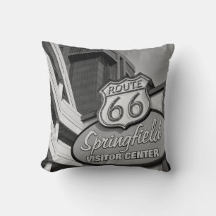 Welcome To Springfield Grayscale Cushion