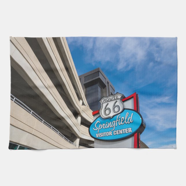 Welcome To Springfield MO Tea Towel (Horizontal)