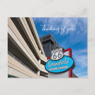 Welcome To Springfield MO Thinking Of You Postcard