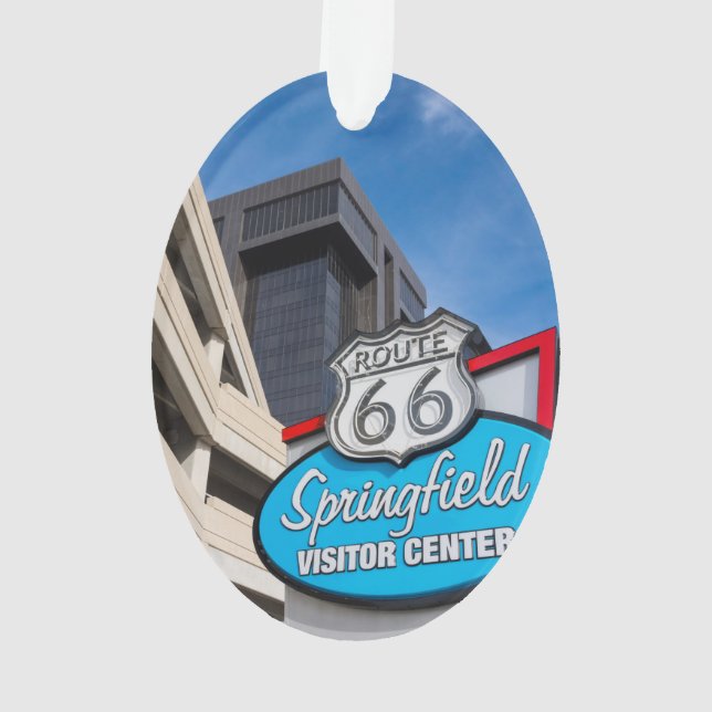 Welcome To Springfield Ornament (Back)