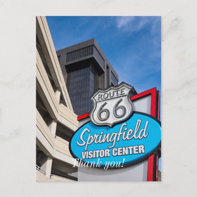 Welcome To Springfield Postcard (Front)